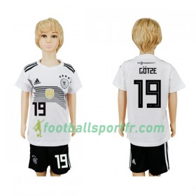 Tenue Allemagne Gotze 19 Enfant Domicile Coupe du monde 2018 Maillot de Foot